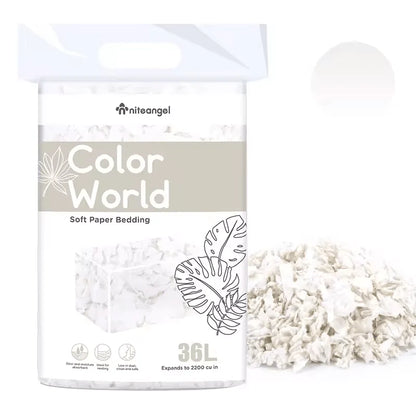 Niteangel Color World Soft Paper Bedding White (10/36L)