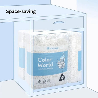 Niteangel Color World Soft Paper Bedding Mix (36L)