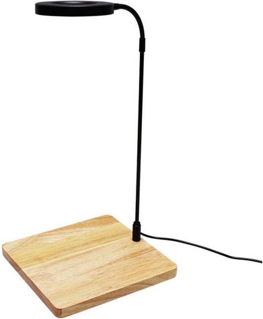LED Light with  Bamboo Base