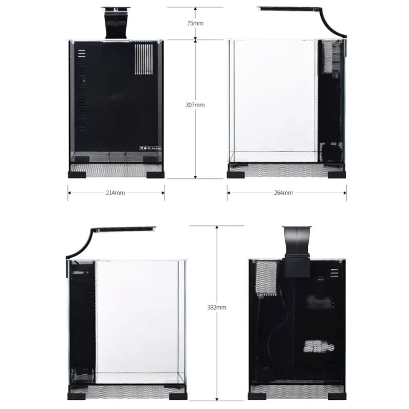 ANUBIAS A-200 Tank Set - Freshwater Aquarium Starter Kit
