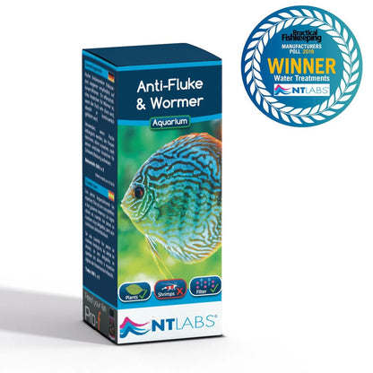 NT LABS Aquarium Anti-Fluke & Wormer (remove flukes and worms) 20ml