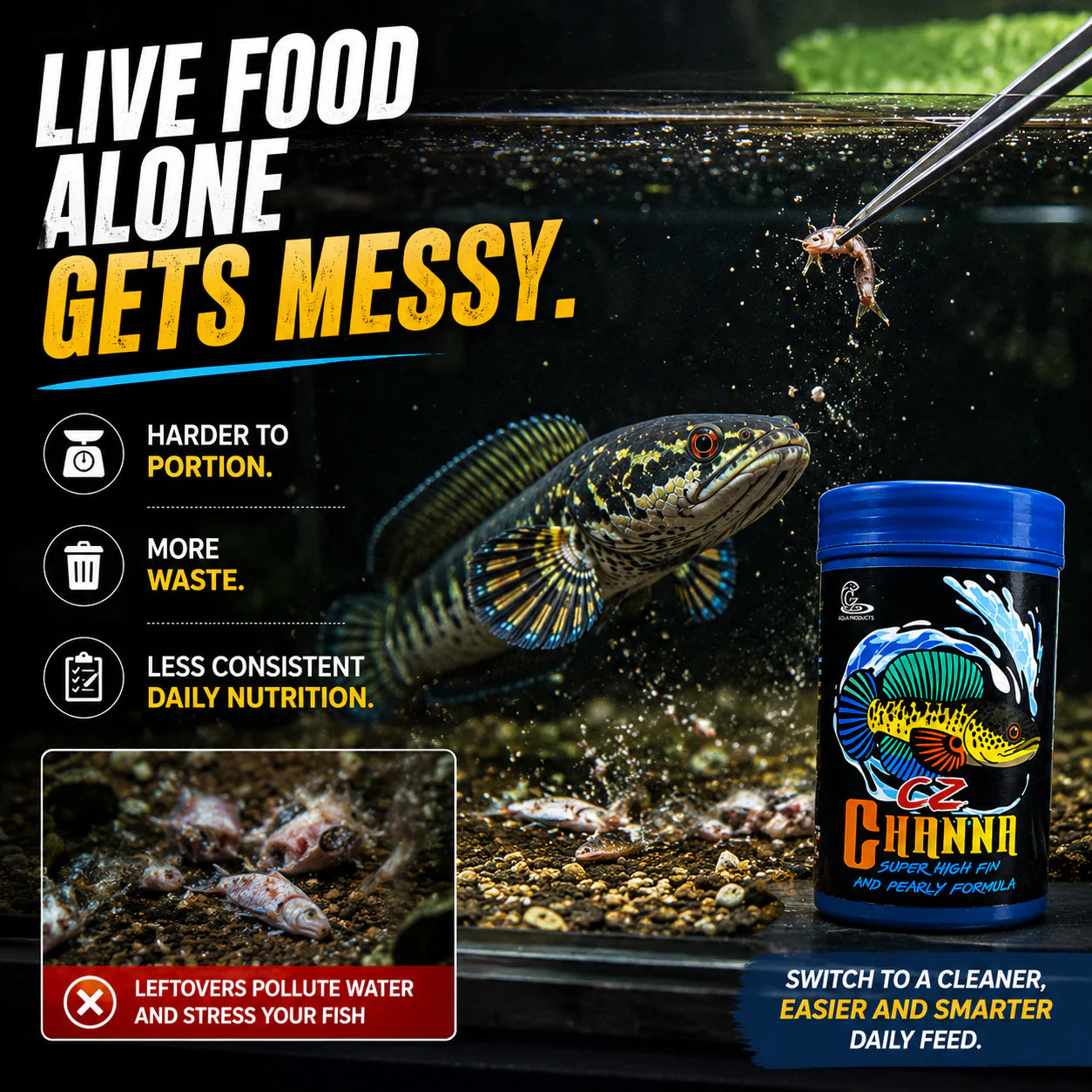 CZ Aqua Channa Super High Fin 50g