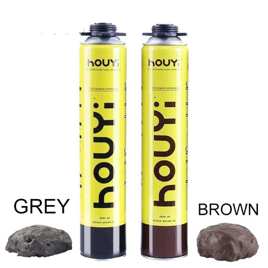 HOUYI GUO Expanding Foam  (Grey / Brown)
