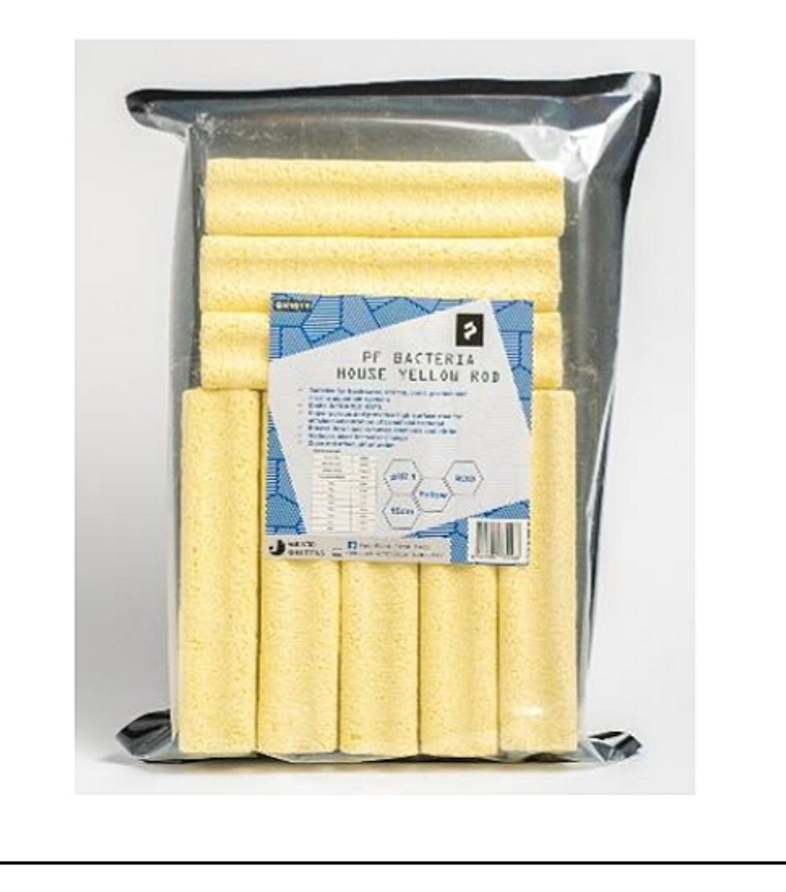 PF Bacteria House Yellow Square Rod (8pcs) – Wildboar Fishroom