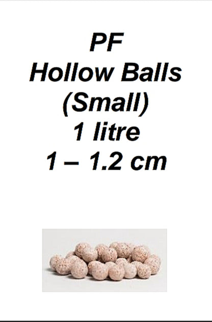 PF Hollow Balls (Small) 1 litre (1 - 1.2cm)