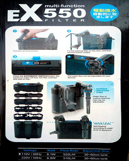 Easy Aqua EX550 Filter