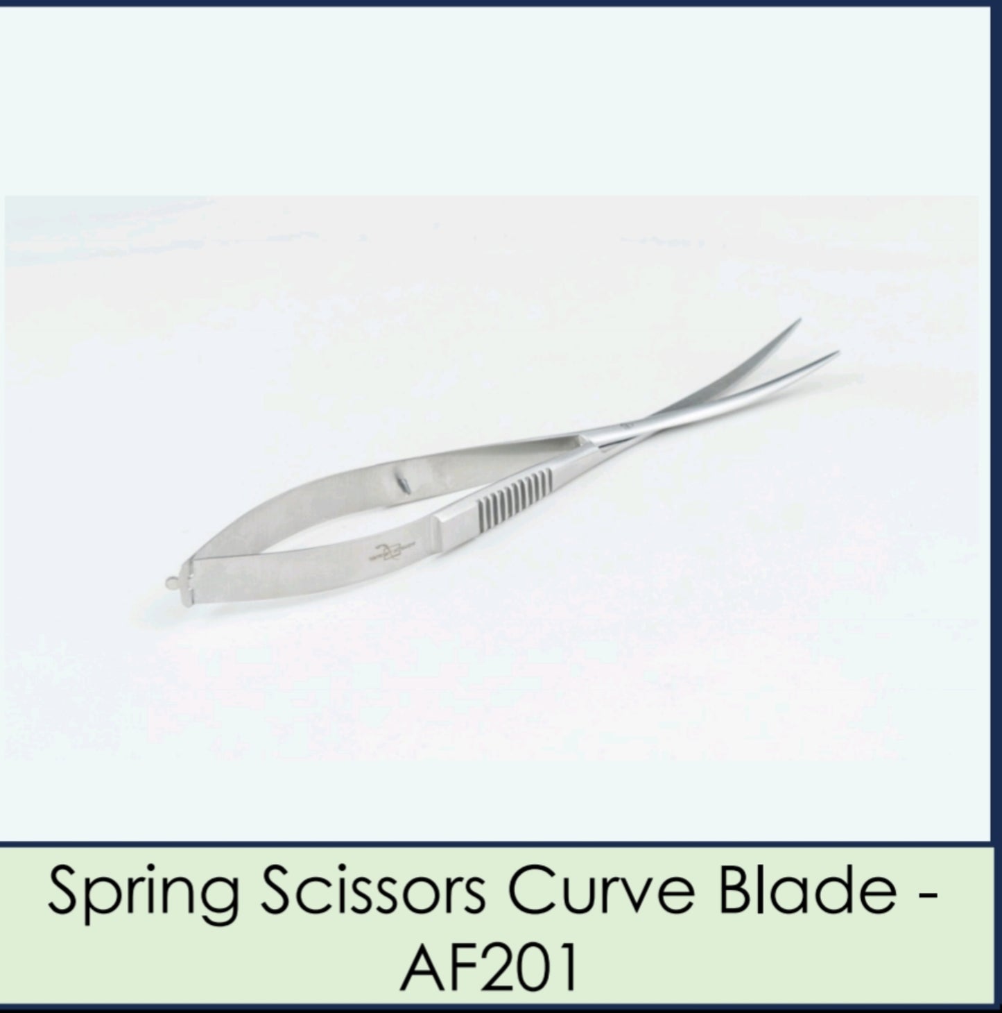 AF spring scissors curve blade