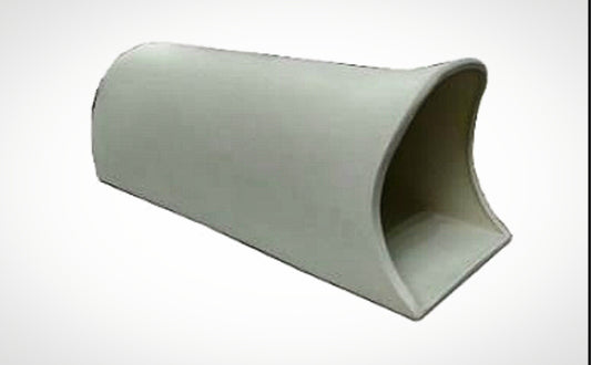 White cave curve mouth PFPC1405XL-W