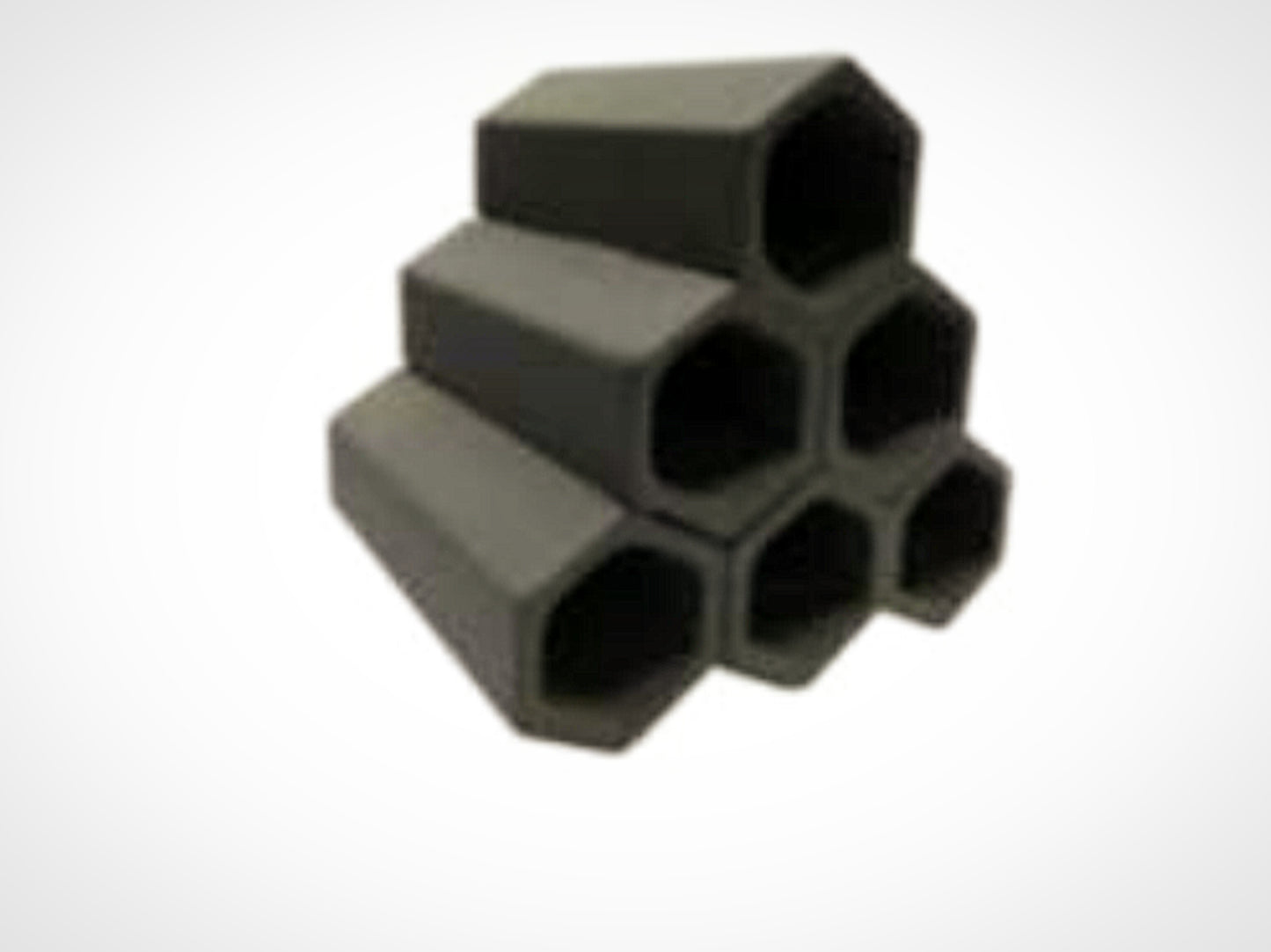 6 stacked haxagon grey cave