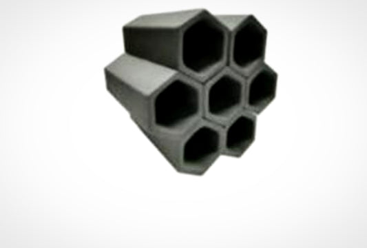 7 stacked haxagon grey cave