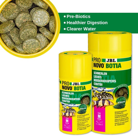 JBL ProNovo Botia Tab M (Spirulina Food Tabs)