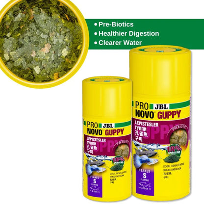 JBL ProNovo Guppy Flakes S (Colour Enhancing Flakes)