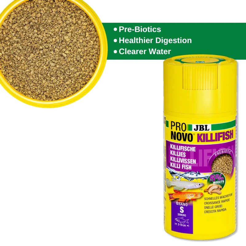 JBL ProNovo Killifish Grano S (Colour Enhancing Diet)