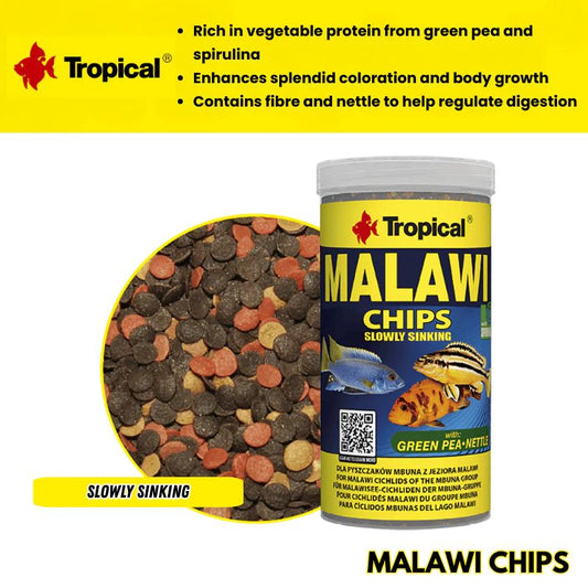 Tropical Malawi Chips (sinking veg chips)