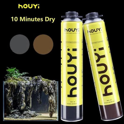 HOUYI GUO Expanding Foam  (Grey / Brown)
