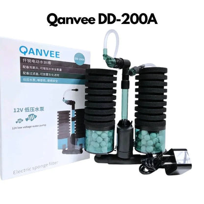 QANVEE Bio Sponge Filter w/ Pump
