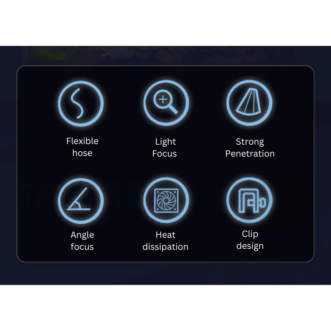 ROXIN Y1 Spotlight (White led) for biotope scape