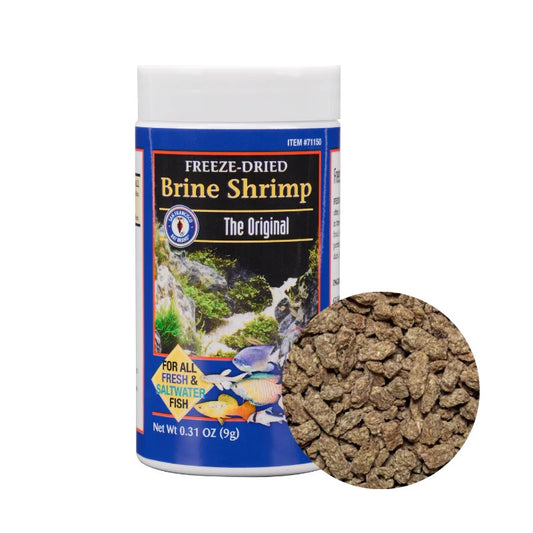 Steal The Deal Auction ! start at $5 ! - SFBB Freeze Dried Brine Shrimp and Fishing net with extendable handle