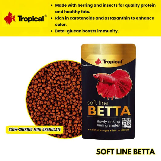 Tropical Soft Line Betta (Premium color enchancer)