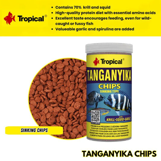 Tropical Tanganyika Chips (high in krill)