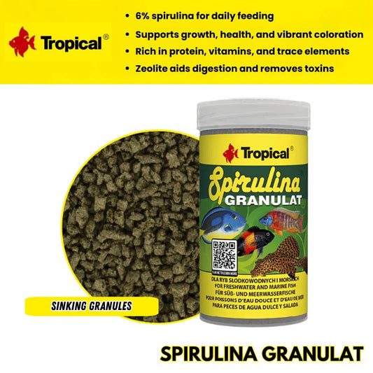 Tropical Spirulina Granulat (6% spirulina)