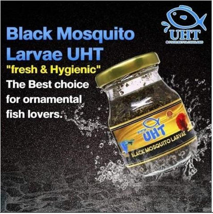 UHT Black Mosquito Larvae - 75g (Bottled)