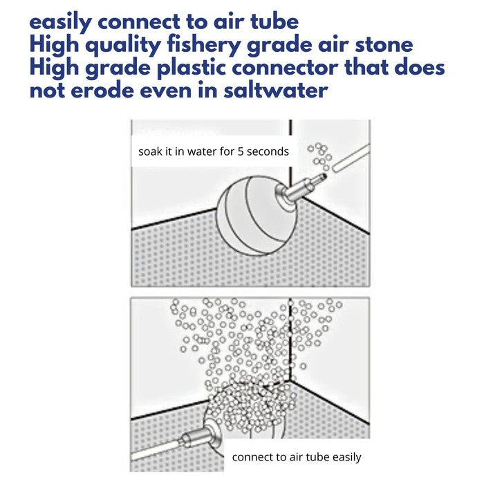 ANGEL AQUA Air Stone (Ball) 105 Series