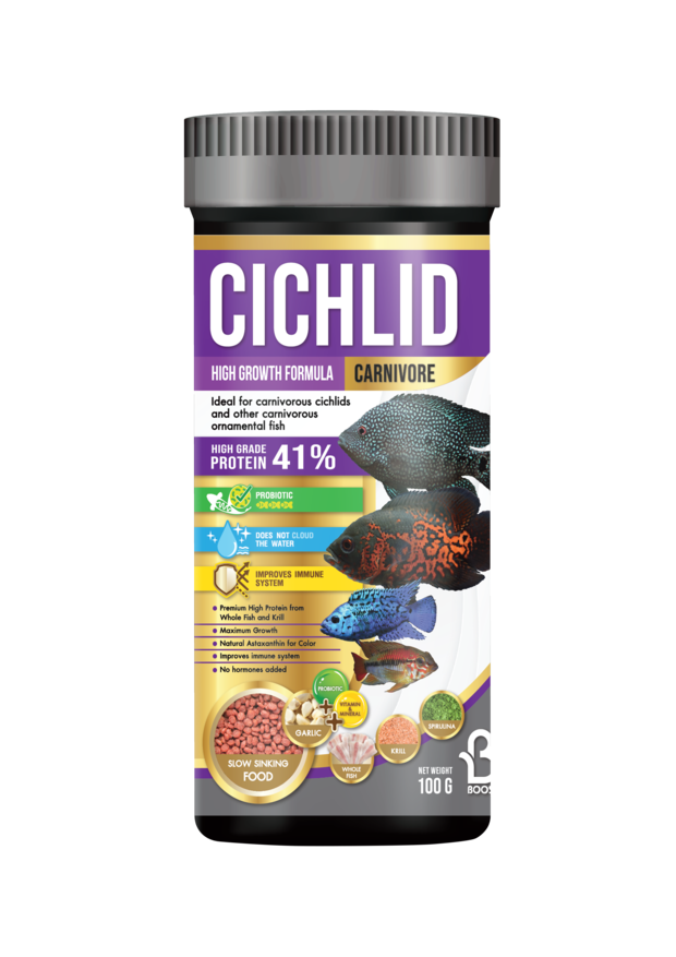 BOOST Cichlid Carnivore (Slow Sinking / 100g)