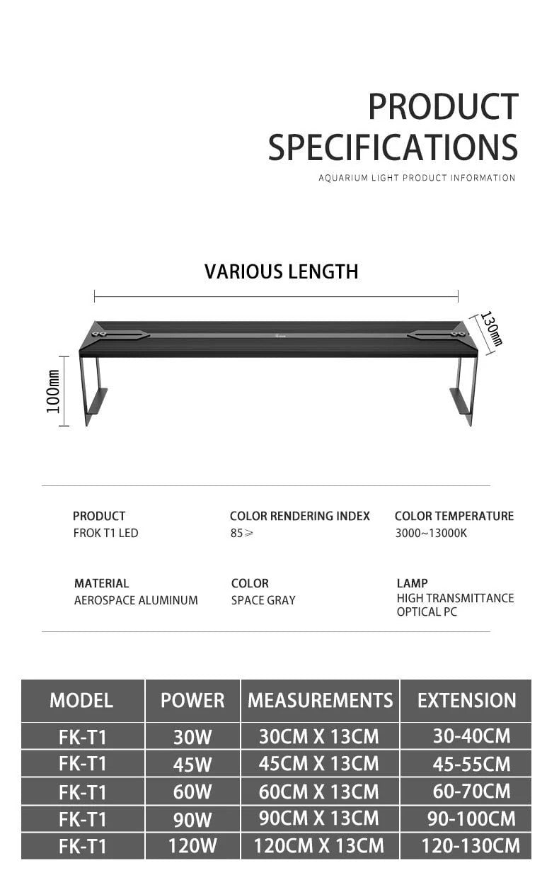 Frok T1 LED RGB Light (Controllable With Remote Control)