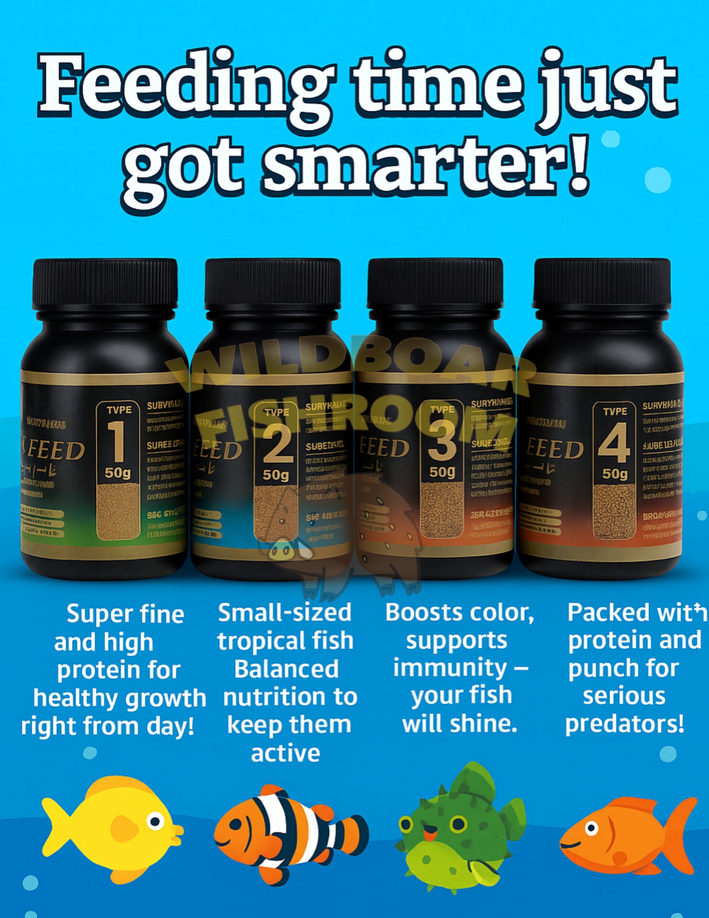 Pro-feed micro pellets type 0 to 4