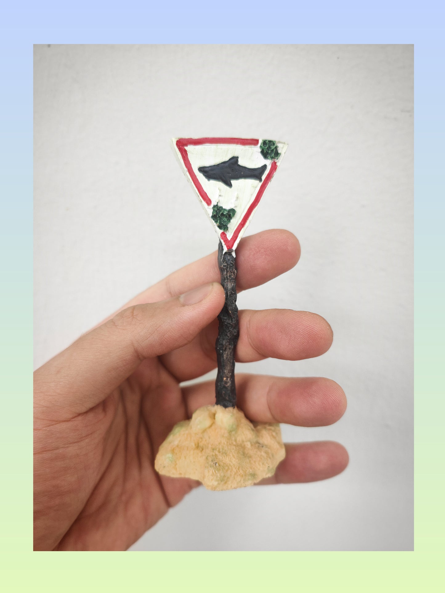 Warning Sign Accessories for Fish Tank