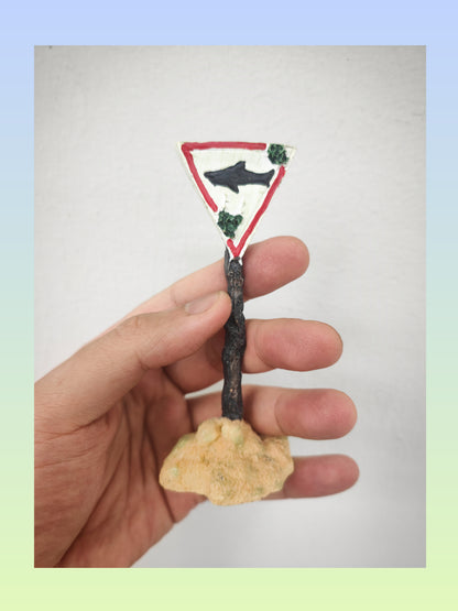 Warning Sign Accessories for Fish Tank