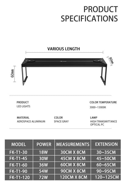 FROK T1-M LED RGB (Slim) Controllable With Remote Control